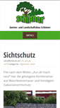 Mobile Screenshot of galabau-schinner.de